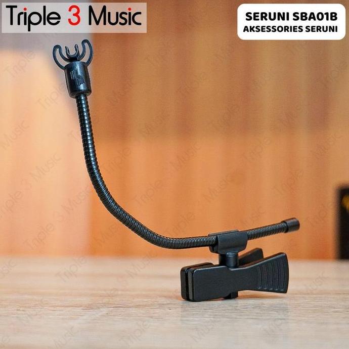 Mic saxophone wireless Seruni SEM 02 Bundle Saxophone clamp SBA01
