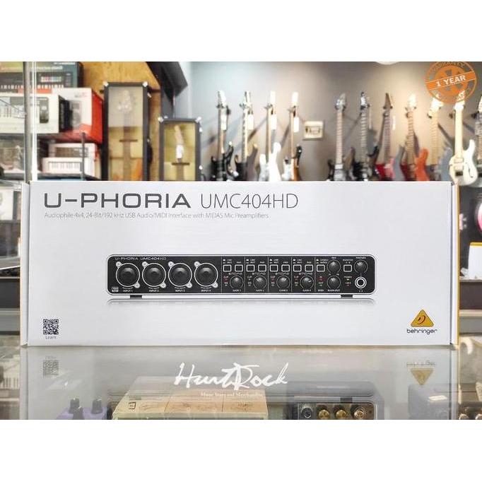 Behringer UMC404 HD Soundcard 4 Chanel Input 24-Bit