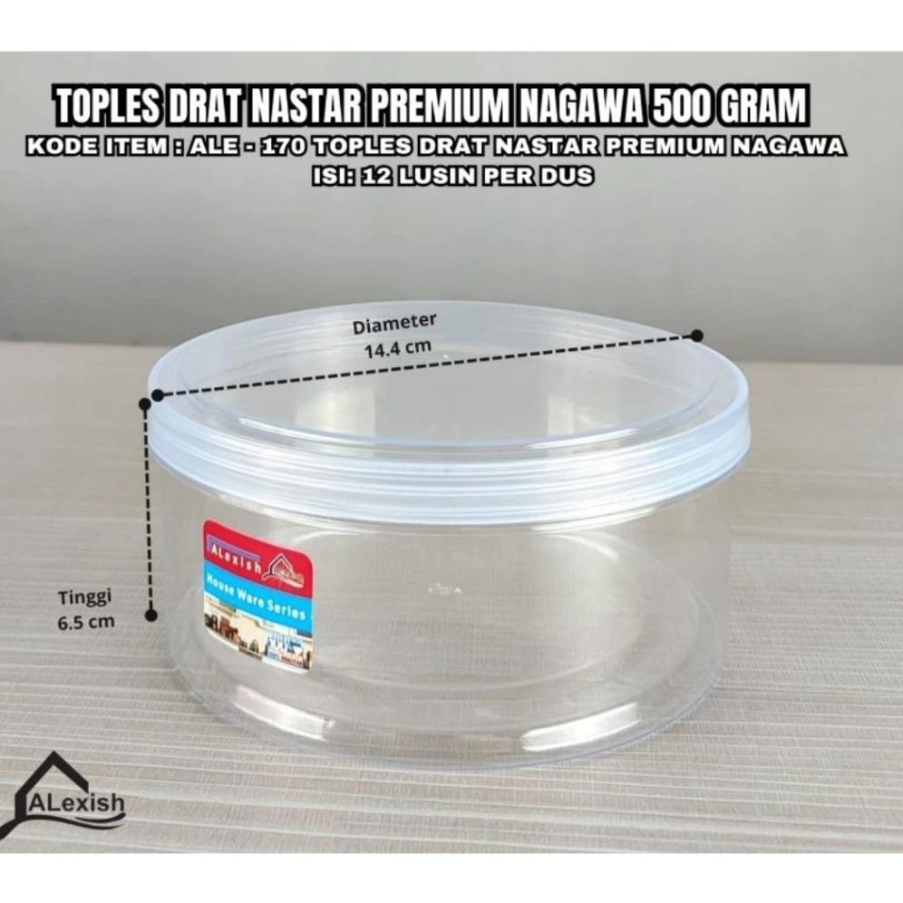Toples Kue Kering Alexish 500 Gram Toples Plastik Lebaran Toples Nastar Nagawa 500 Gram Stock