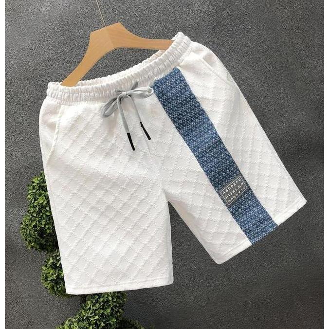 Celana Pendek Olahraga Celana Pendek Olahraga Pria Putih Hitam Hitam/Putih Bawahan Panjang Selutut