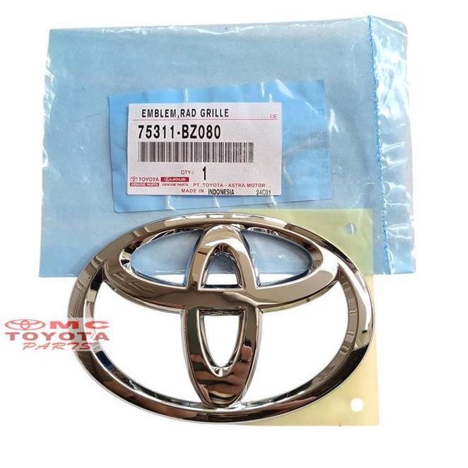 Emblem Logo Chrome Veloz 2021 Up 75311 Depan Grill Grille Radiator Toyota Avanza Rush Pintu Bagasi 7