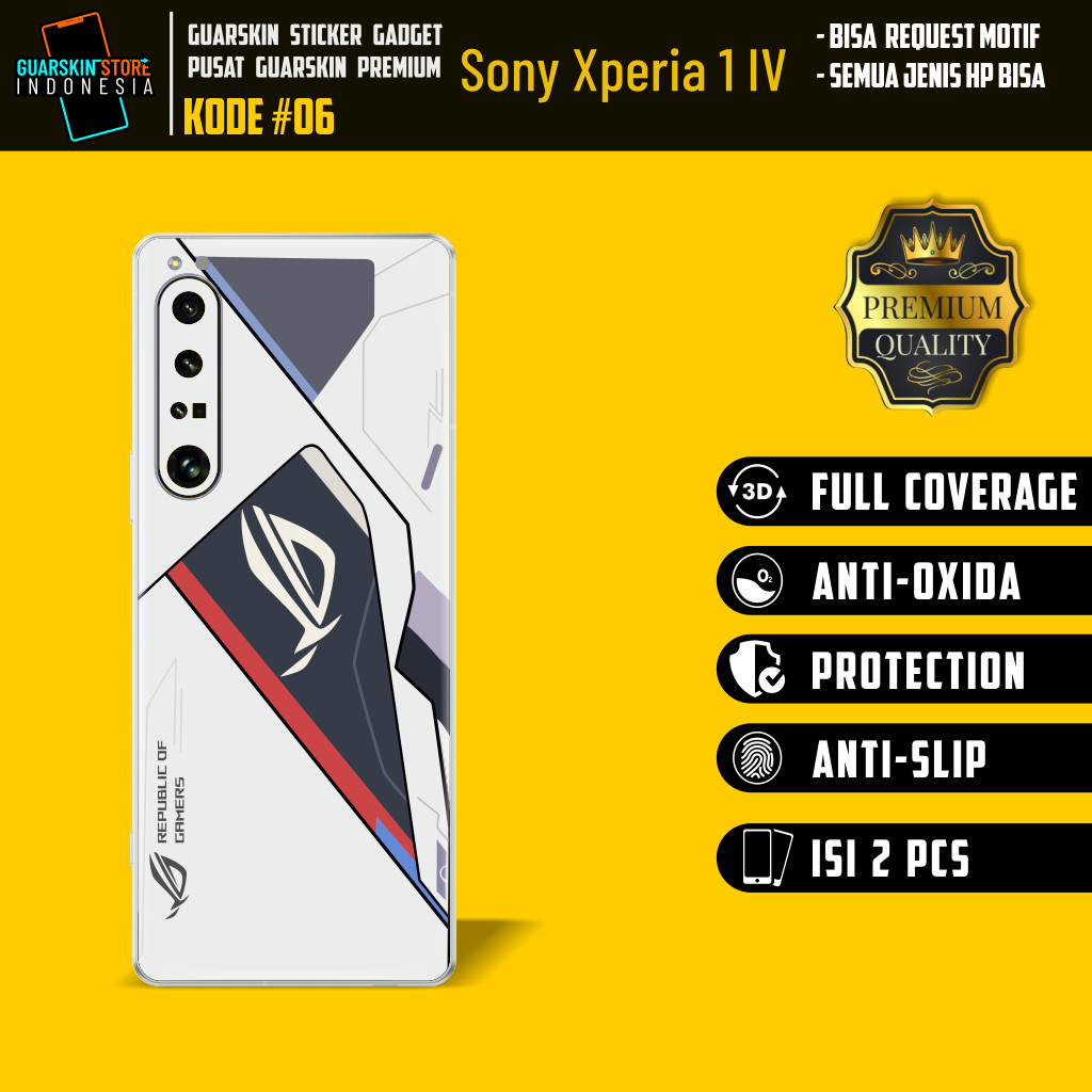 Garskin Case Sony Xperia 1 IV Custom Bisa COD 2Pcs