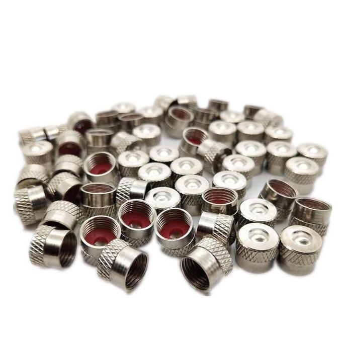 BMW Stainless Steel Valve Stem Cap Tutup Pentil BBS OZ Velg Original CS