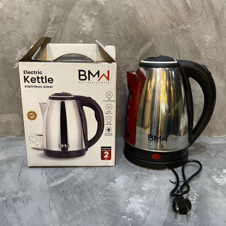 BIG SALE TEKO LISTRIK BMW STAINLESS UKURAN 2 LITER / Teko Listrik