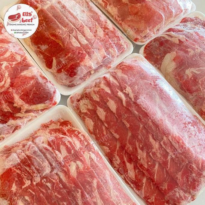 Us beef slice no trim / daging yoshi 1kg