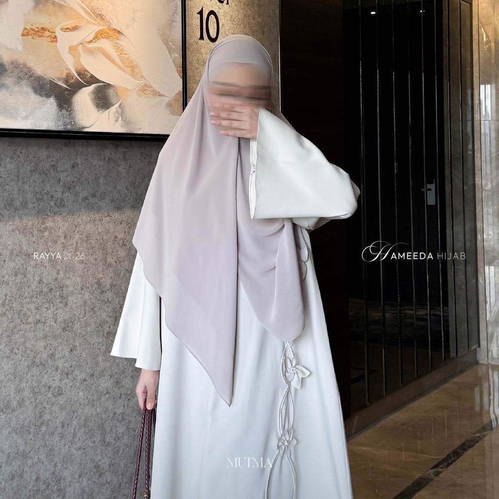 Mutma - HAMEEDA HIJAB- Hijab Instan Cadar- Khimar Bandana- Ceruty Premium- Pakaian Muslim Wanita
