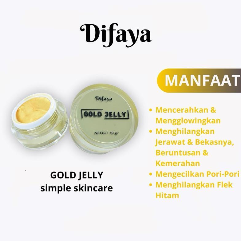 NEW Difaya Gold Jelly 10 gr - Mencerahkan Mengglowingkan & Menghilangkan Jerawat [terbaik][terlaris]