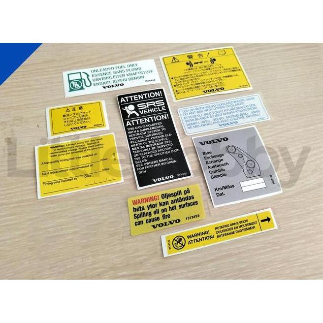 Stiker Volvo Volvo 940 960 Restoration Decal