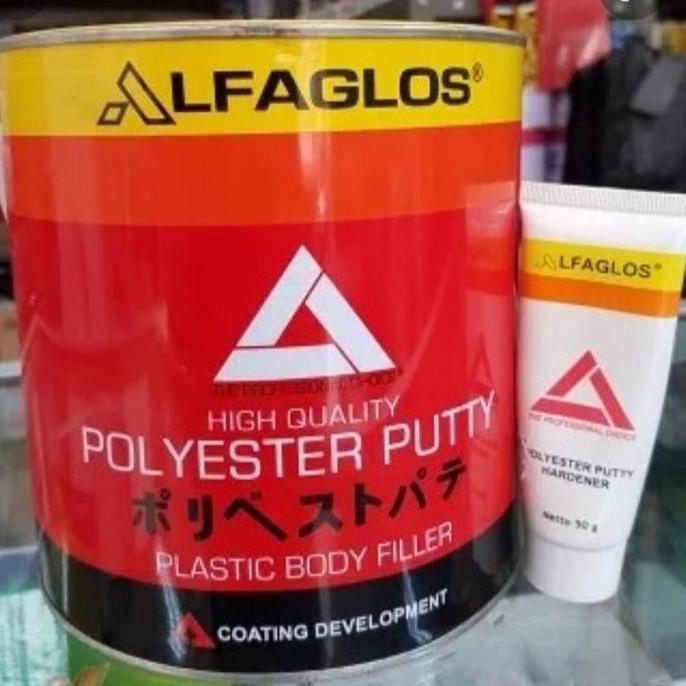 NEW Dempul alfaglos 3 kg,dempul alfaglos galon