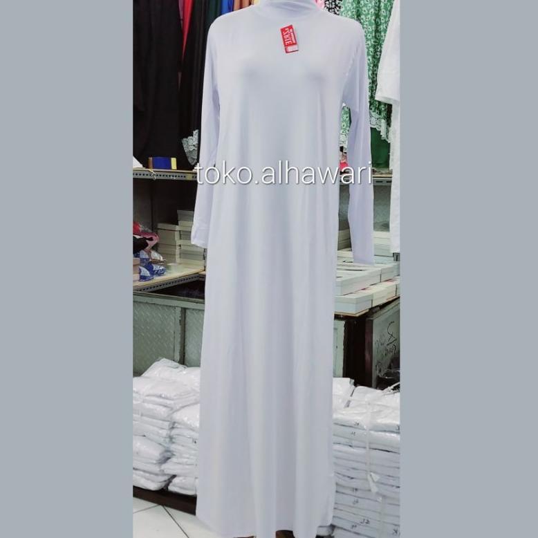 Manset Gamis putih manset gamis jersey dalaman gamis wanita