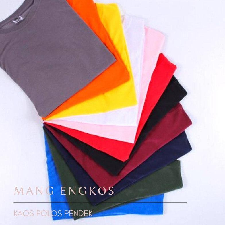 TERBARU (BISA COD) KAOS POLOS LENGAN PENDEK UNISEX HARGA TERMURAH LANGSUNG DARI PABRIK BAHAN PREMIUM