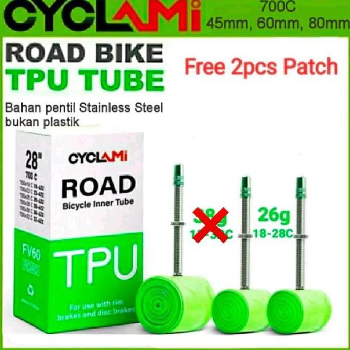 Ban Dalam Cyclami for Roadbike super ringan 700c
