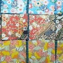 Kertas Origami Yuzen Washi Ukuran 7.5X7.5 Cm Pak 5 Motif X 8 Lembar #Koi5