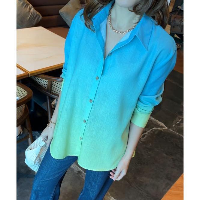 Hakana Audrey Shirt Hakana Audrey - Atasan Kemeja Lengan