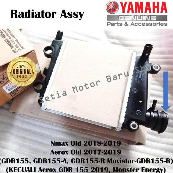 BEBAS ONGKIR - Radiator Assy Nmax N Max Old Aerox Old Tutup Tekan Asli Ori Yamaha