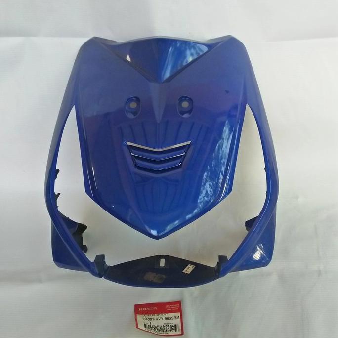 panel tameng dasi besar beat karbu biru ORI AHM 64301-KVY-960SBM