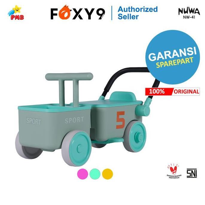 TERLARIS PUSH WALKER BABY WALKER MINI CAR MAINAN DORONG ANAK PMB NUWA NW41