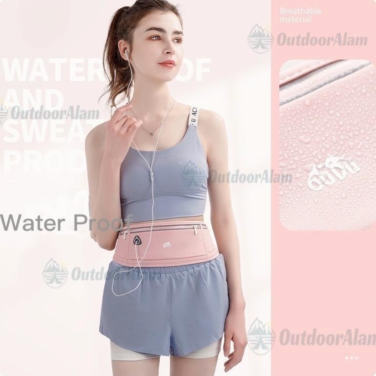 PREMIUM TAS PINGGANG LARI WATERPROOF TAS PINGGANG OLAHRAGA GO BELT  RUNNING BELT TAS PINGGANG LARI W