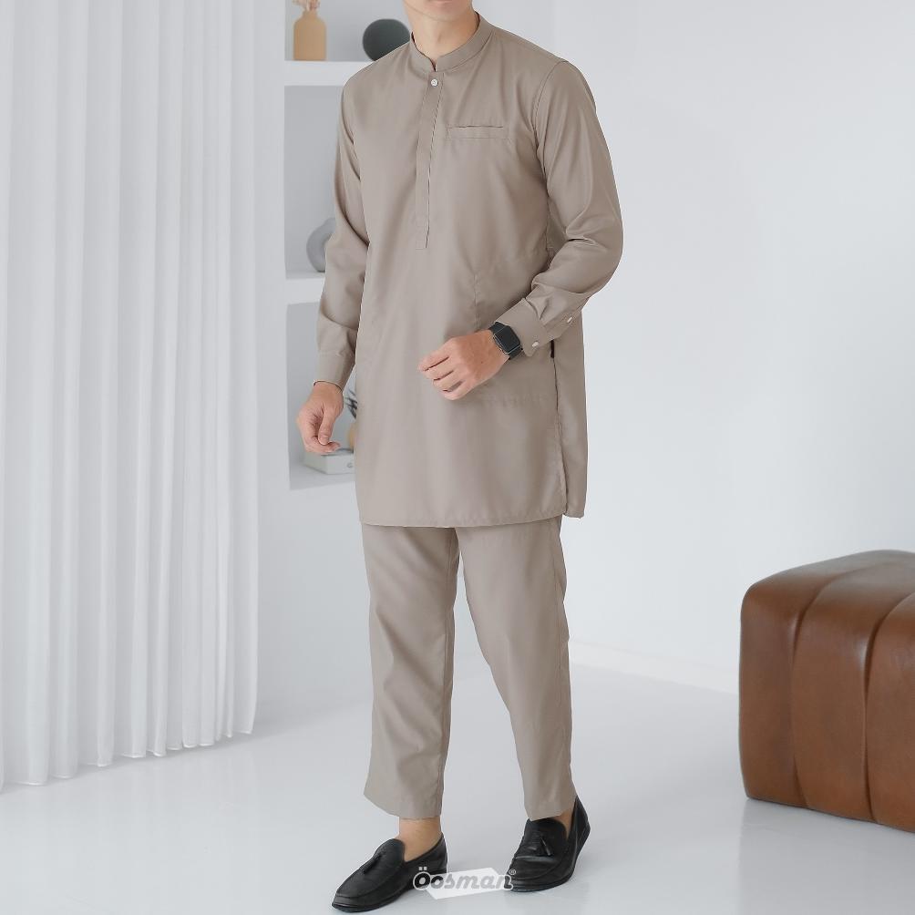 PROMO OOSMAN - KURTA KOKO SETELAN PRIA DEWASA PAKISTAN PREMIUM LENGAN PANJANG