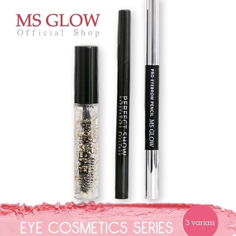 NEW EYES SERIES MS GLOW | MS GLOW EYEBROW PENSIL ALIS EYELASH SERUM BULU MATA [terbaik][terlaris]