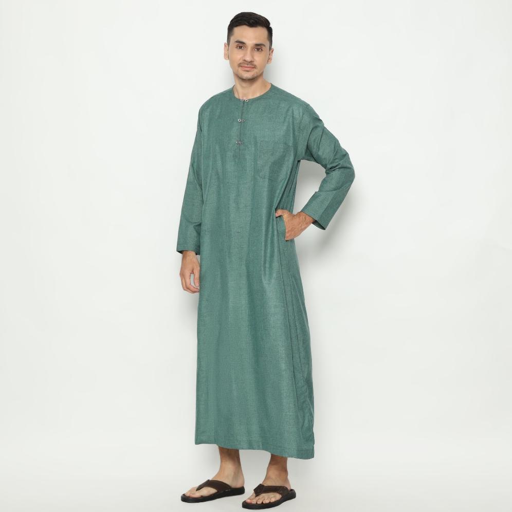 Premium Shohib Gamis Pria Pria Oman 02 Lengan Panjang