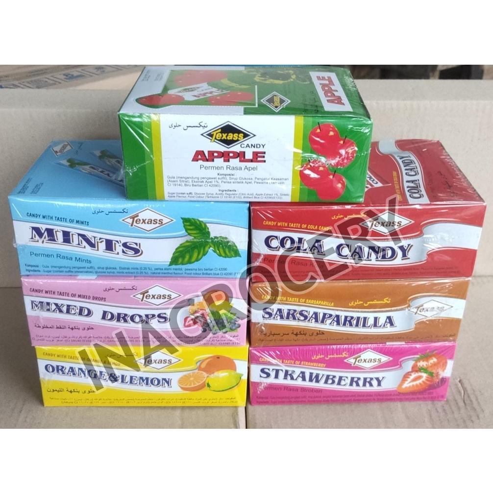 Terlaris TEXAS ROLL CANDY ( ALL VARIANT) ISI 24ROLL