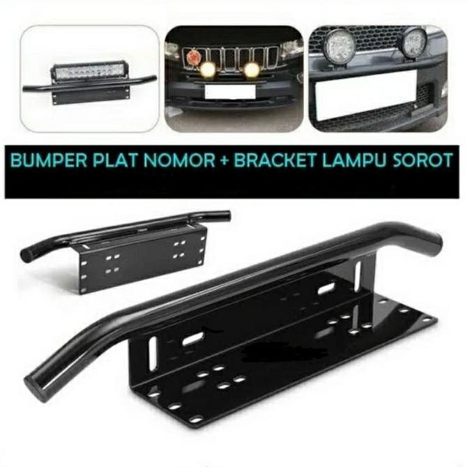Dudukan Plat Nomor Bracket Lampu Tembak Sorot Mobil Rush Terios