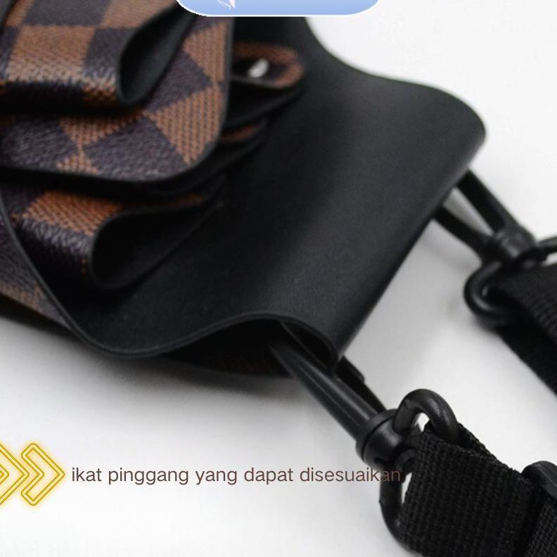 Hir-0054 Dompet Gunting Tas Pinggang Waterproof Gunting Rambut Paket Gunting Tas Gunting Kulit Asli 