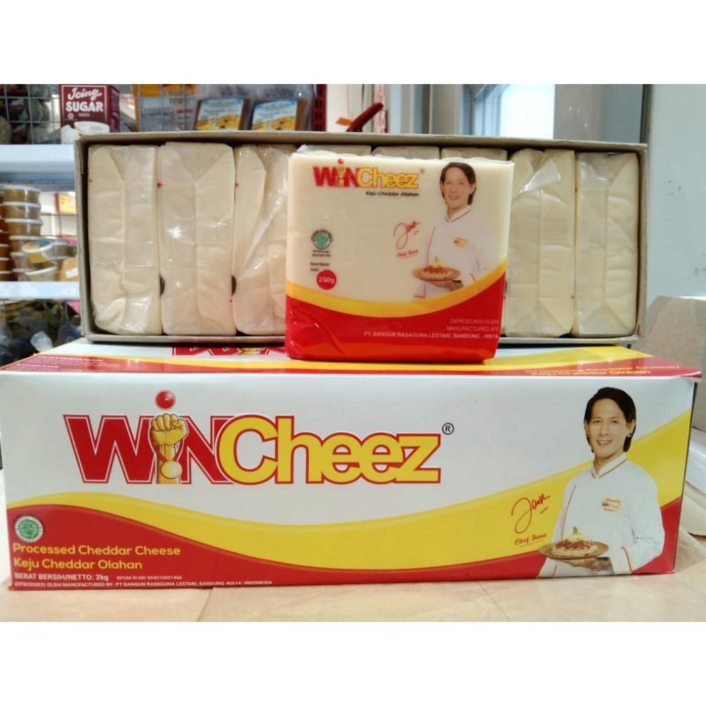 Grosir Wincheez Keju Cheddar Olahan Kemasan 2 Kg X 8 Pcs 250 Gr