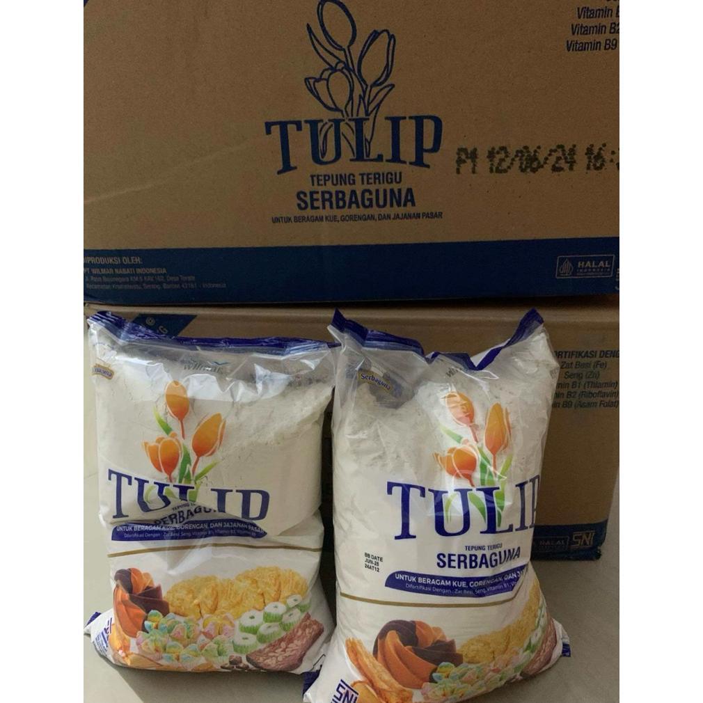Grosir Tepung Terigu Tulip 1 Dus Isi 10 Pcs