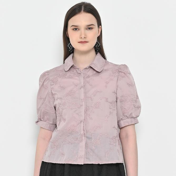 Neu Mor Top Neu Mor Top Embroidery A798 Pink Corneli -