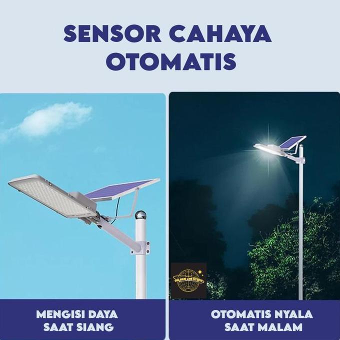 LAMPU JALAN SOLAR PANEL SURYA / LAMPU OUTDOOR / LAMPU TENAGA SURYA