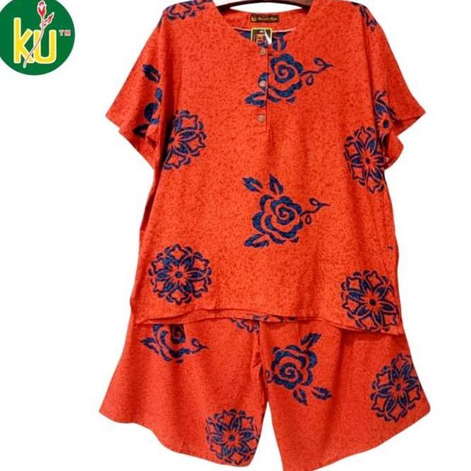Setelan Baby Doll Kencana Ungu Label Hitam 130 Cm Ungu Hitam Ld 5L Kulot Jumbo