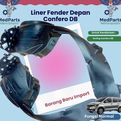 Liner Fender Pelindung Lumpur Depan Wuling Confero Type Db S Kanan Kiri