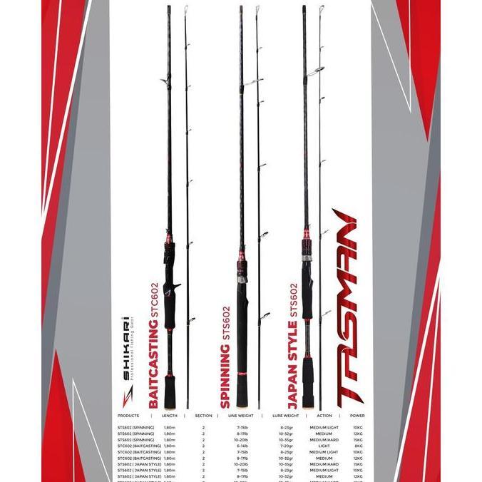 Shikari - Joran Tasman Carbon Solid 180 - Joran Pancing