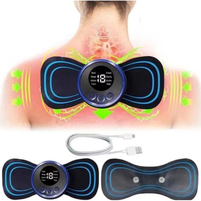 HAMDORA Tempelan Alat Pijat Leher Pad Gel Terapi Listrik