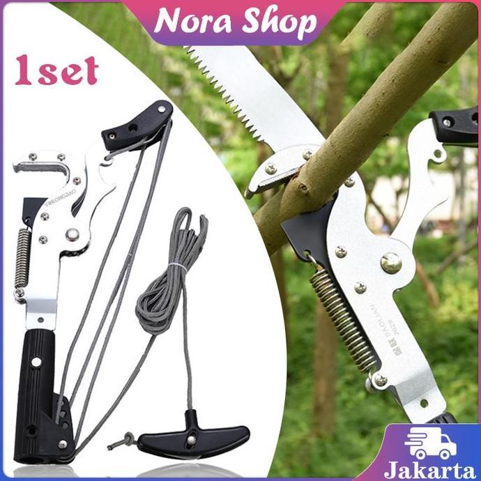 HASQUINE Pemotong Ranting Yang Tinggi Gergaji Kayu Pohon Gunting Rambutan Gunting Ranting Pohon Serb