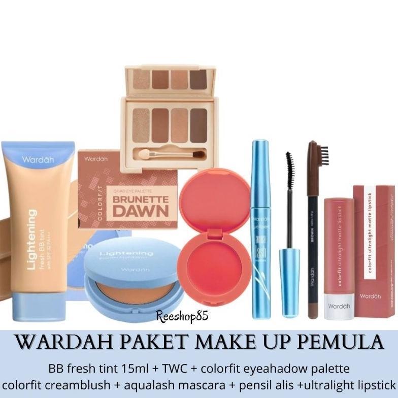 NEW Wardah Paket Make Up Lengkap | Wardah Make Up Set | Seserahan Make Up Wardah [terbaik][terlaris]