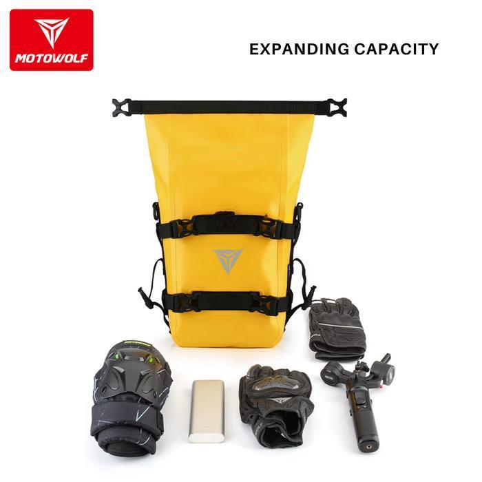 Crashbar Bag Motowolf Side Bag Motor Waterproof Tas Touring Multifungsi Original Dan Terpercaya
