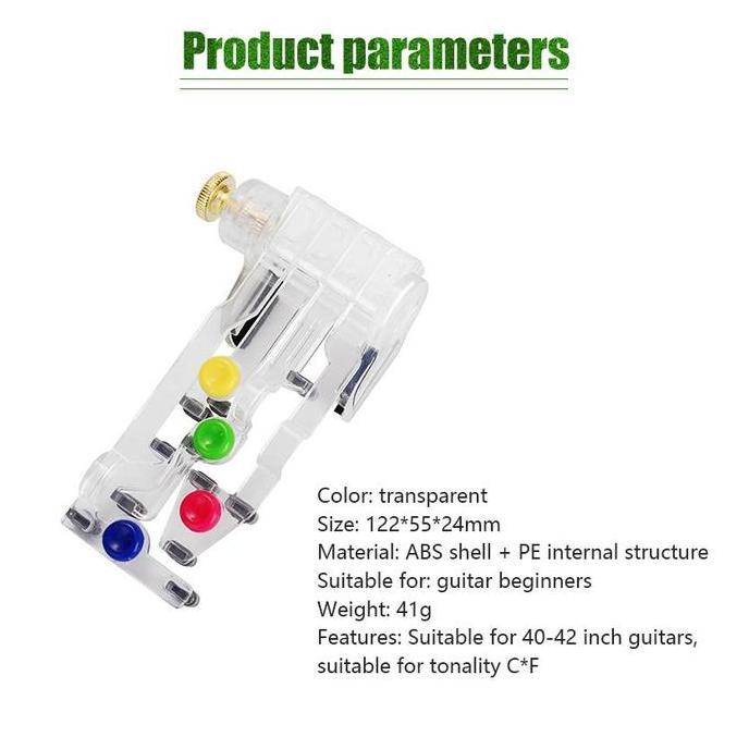 HASQUINE Alat Bantu Main Gitar Alat Bantu Belajar Gitar Chord Kunci Gitar Tombol Alat Bantu Gitar Pe