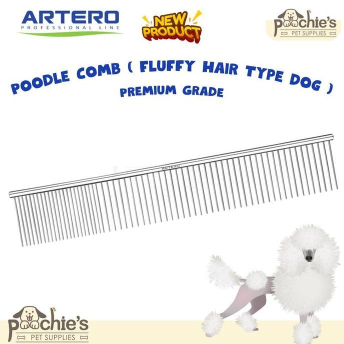 BEBAS ONGKIR - [Poochies Supplies] Sisir Anjing - Sisir Poodle - Artero - POODLE COMB ( Volume Comb 