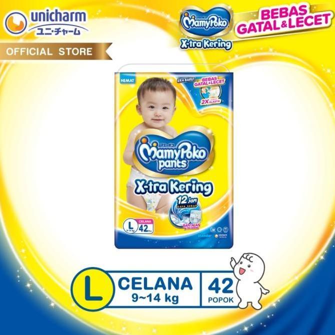 NEW MAMYPOKO PANTS XTRA KERING L 44 L44 ORI