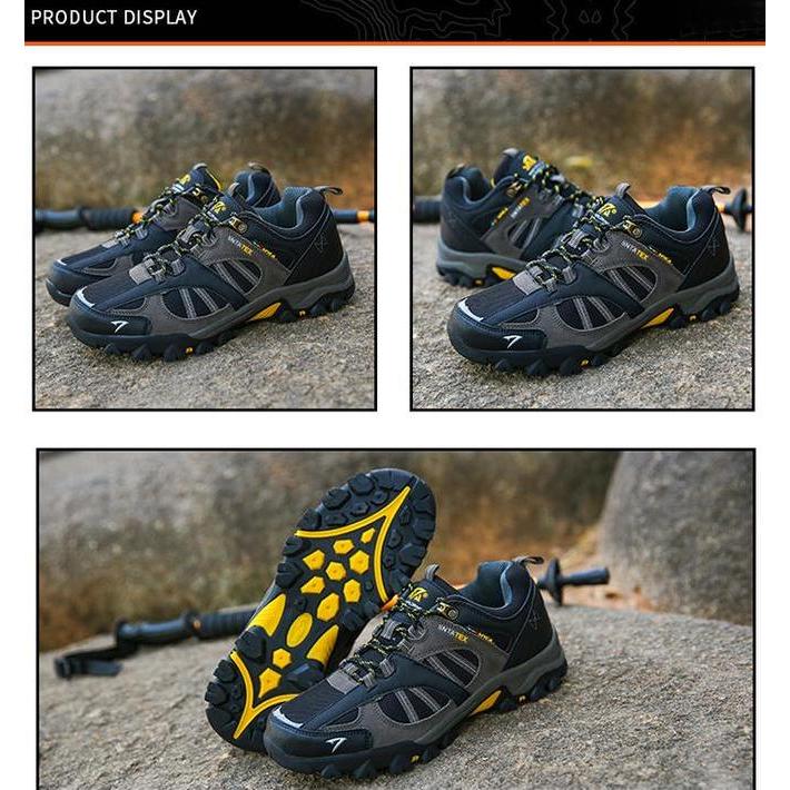 Hiking Shoes Snta 436 Black Sepatu Gunung Snta Pendek Semi Waterproof