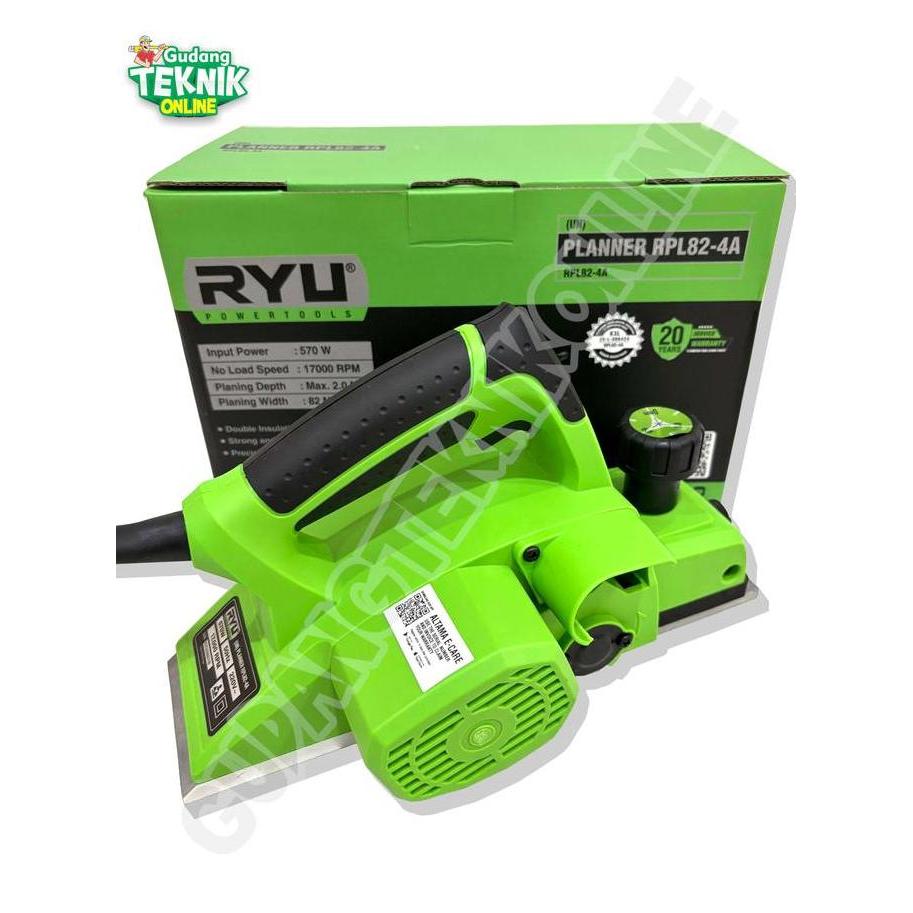 Mesin Planer RYU RPL82-4A Serut Kayu RYU / Mesin Pasah Serut Kayu Ketam Sugu Pasah RPL82 4A Elektrik