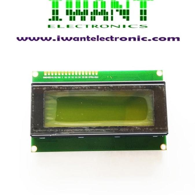 TERBARU LCD 20X4 GREEN LCD CHARACTER 20 X 4 LCD 2004 GREEN
