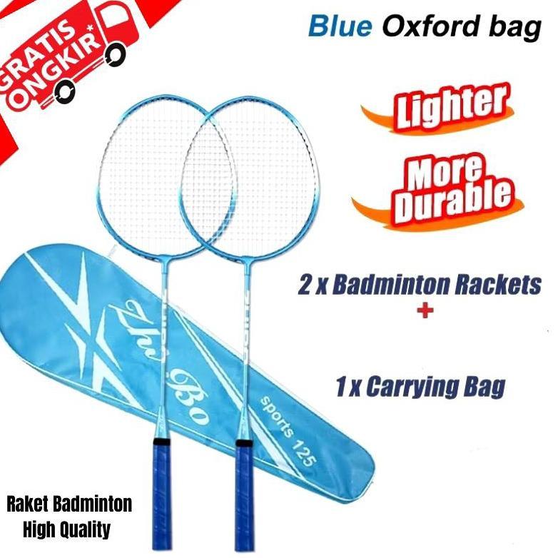 TERLARIS [FREE DUS PACKING] RAKET BULU TANGKIS ISI 2 PCS/RAKET BADMINTON ORIGINAL/ RAKET