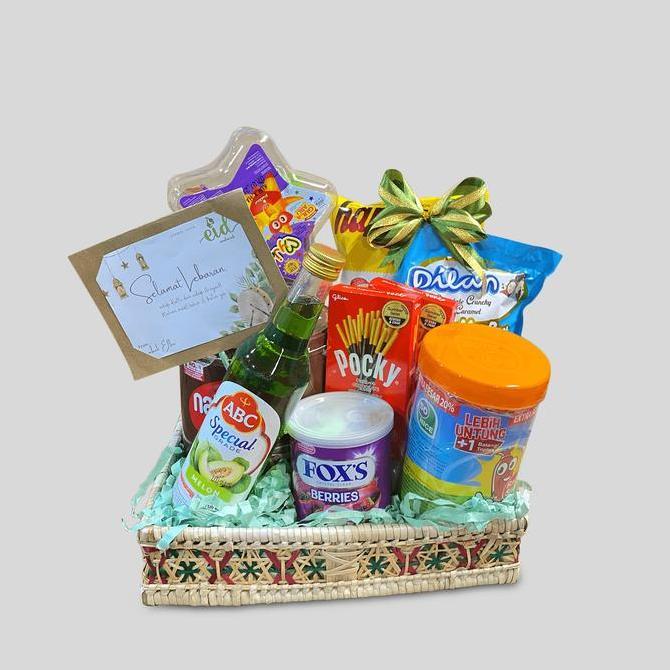 Parcel hampers lebaran, idul fitri, parcel natal,  makanan dan minuman