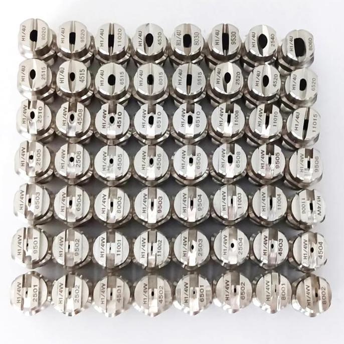 Ready  Nozzle Vee Jet Flat Stainless / Nozzle V Jet Stainless 1/4 25..40..