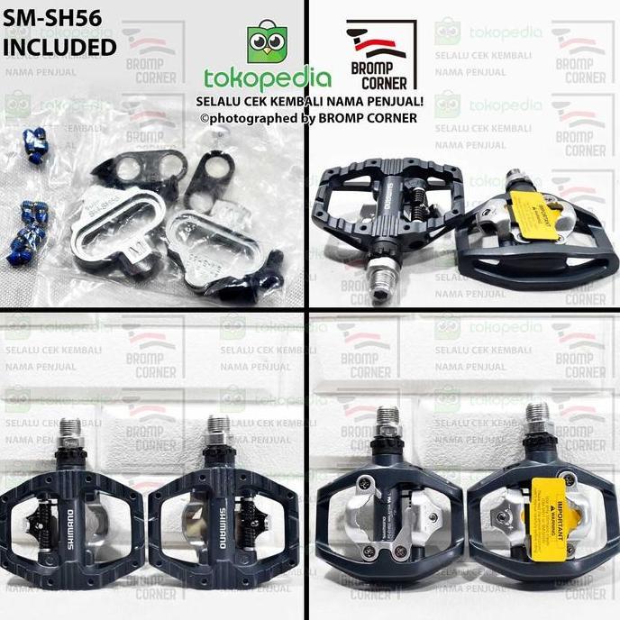 PEDAL SHIMANO PD-EH500 - SPD - DARK GRAY