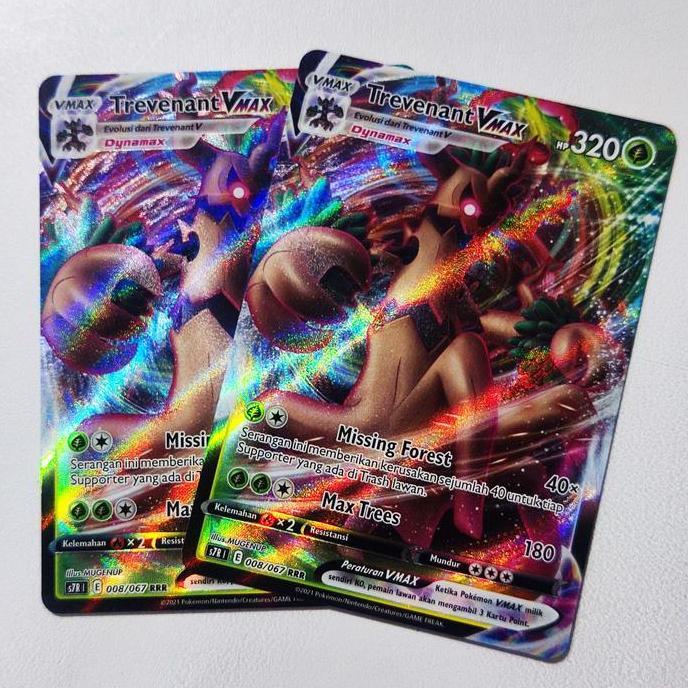 Trevenant VMAX RRR 008/067 s7R - Kartu Pokemon Indonesia